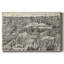 «Bird's Eye View of London - Ely Place», reproduction d'art sur toile tendue-1742553950