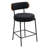 Counter Height bar stools, 24" bar stools , Boucle Counter Stools With Back, Boucle bar stools For Kitchen Island, Dining Room(Set Of 4)-113610023