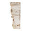 Tablette murale 8,1 po x 2,8 po x 7,9 po blanc antique