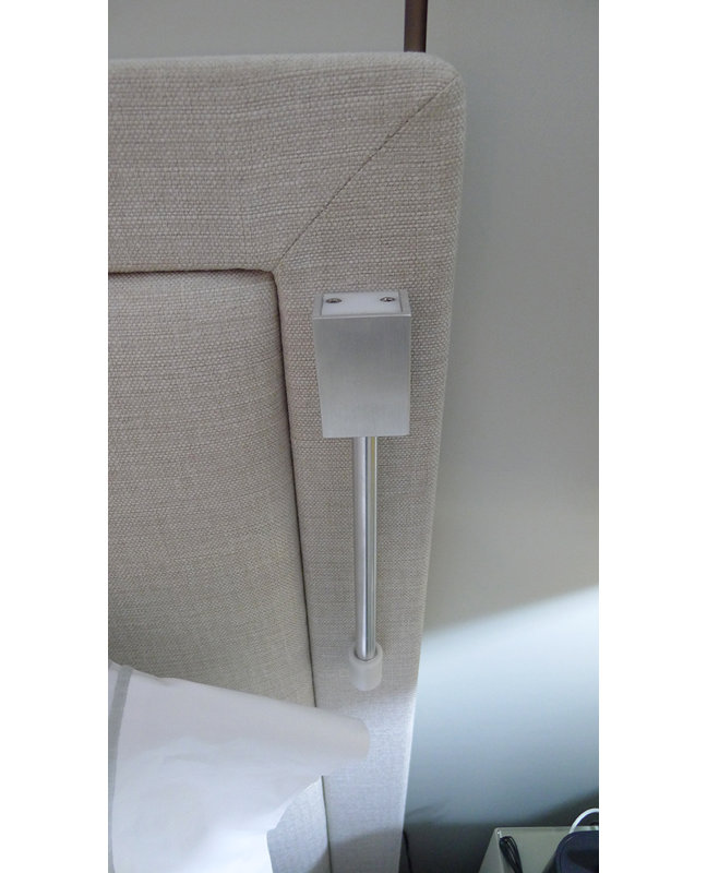 Libri Plug in Left Orientation Wall Mount, Brushed Aluminum