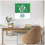 «Minimalist Floral Vase with Green» par Teju Reval, reproduction d'art sur toile encadrée