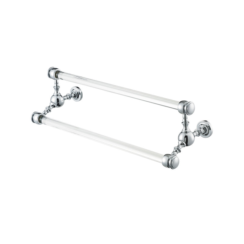 Double Towel Bar, Polished Nickel