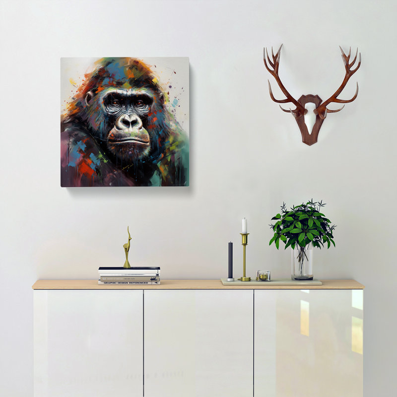 Gorilla Abstract Art No.5 - Print