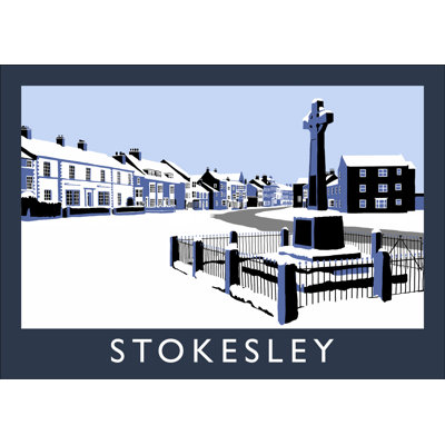 'Stokesley in Snow' 1 Piece Wall Art
