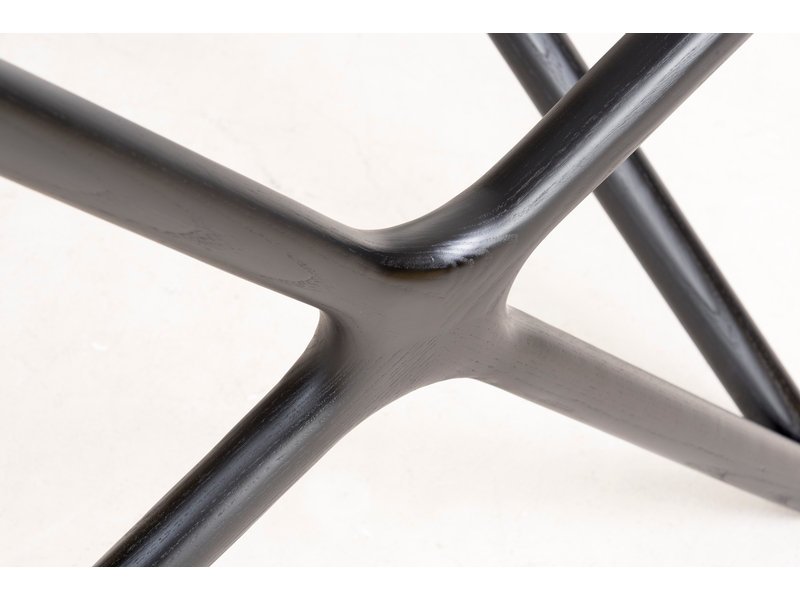 Table de bout haute Quasar, Black, 22" H x 19" W x 19" D