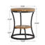 Table de bout Kaarina, table d'appoint ronde (ensemble de 2)-2075596522-2059819591