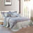9 Piece Striped Bedspread Set-968880326