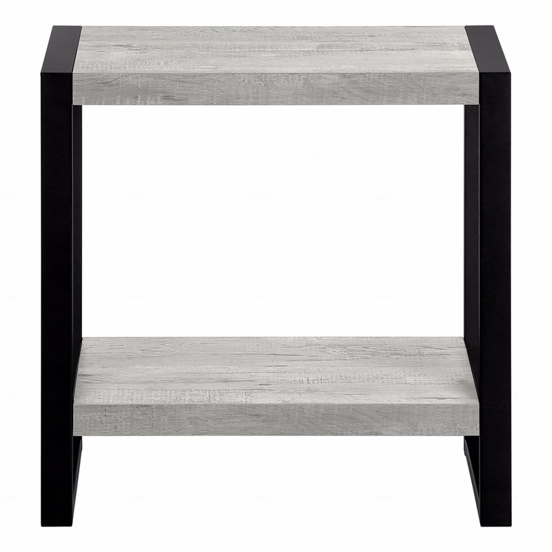 Table d'appoint, table d'appoint, table de bout, table de chevet, stratifié, industriel, Gris