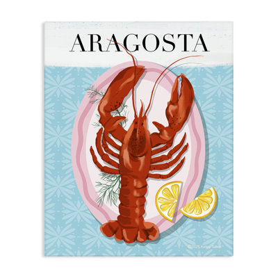 Aragosta Lobster Dish Canvas, design by Kelley Talent