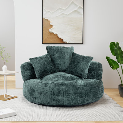 Jaquarion 42.52'' Wide Compression Barrel Chair