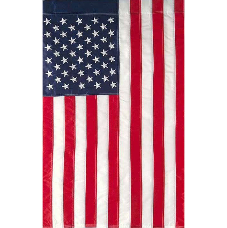 Drapeau américain appliqué et drapeau de maison brodé, Rouge / bleu / blanc