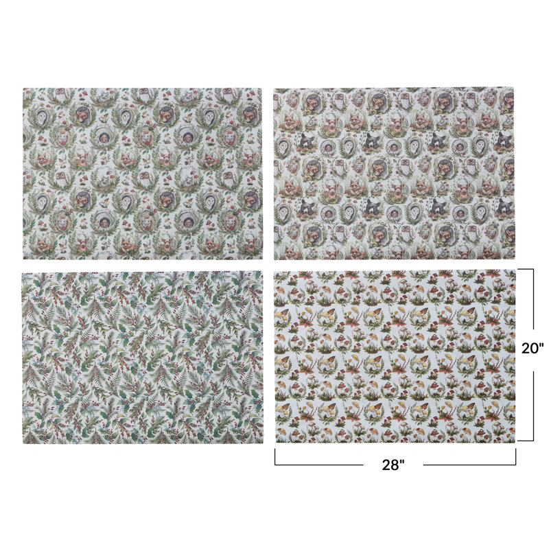 Feuilles enveloppantes Woodland Menagerie
