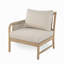 Ensemble de conversation d'extérieur en bois d'acacia 5 pièces Ranny