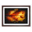 Leaf In The Autumn Paint Splash - Picture Frame Graphic Art-56865712-56865714