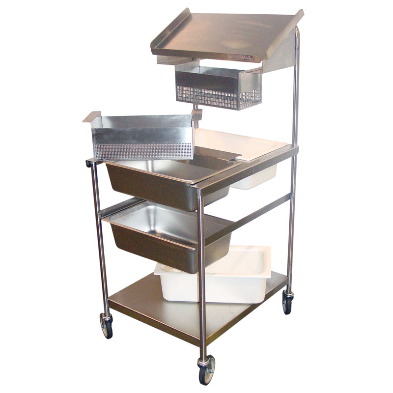 Bread And Batter Stations Metal Bar Cart