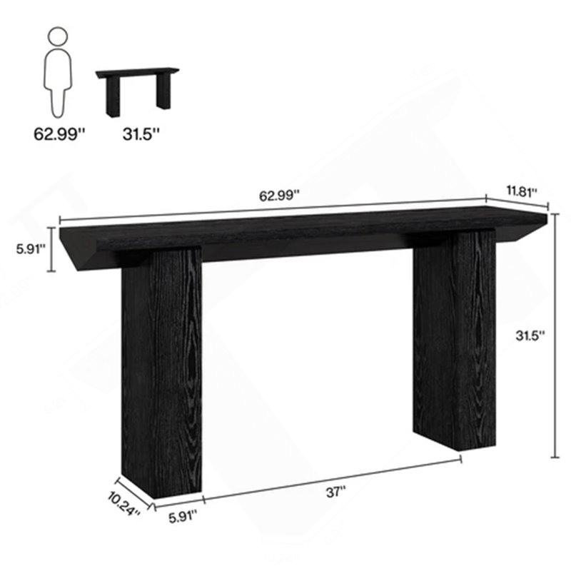 Console triangulaire, canapé, table d'entrée moderne