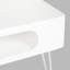 Table basse à tréteaux avec rangement Sidrah