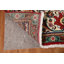 Tapis rouge en laine noué à la main de conception unique 9 pi 8 po x 13 pi 2 po Tabriz 1970S