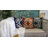 Appliqued Velvet Reversible Throw Pillow-40333131