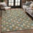 Machine Washable Indoor/Outdoor Chantille ACN2568 Geometric Rug-695708895-695708873