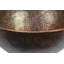 13" Round Hand Forged Old World Copper Vessel Sink