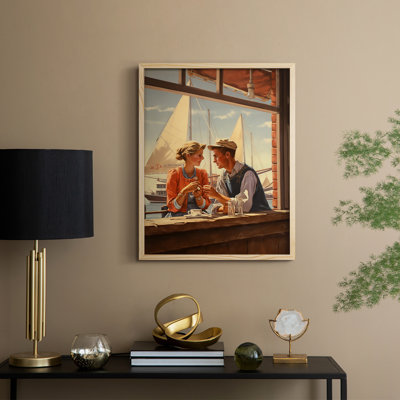 NAUTICAL Series DCXL III, reproduction encadrée - bois massif
