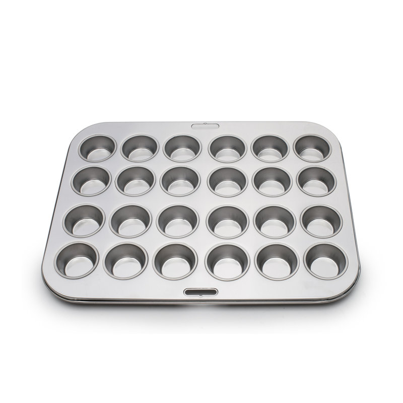 Moule à muffins en acier inoxydable 24 tasses fox run