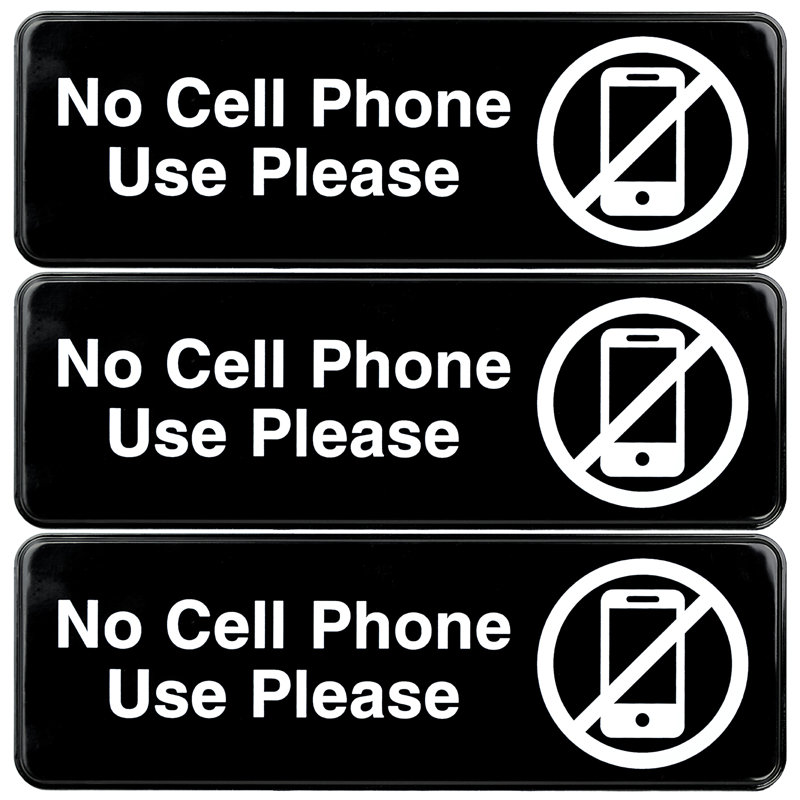 No Cell Phone Use Sign