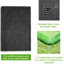 Tapis d'extérieur pour animaux de compagnie avec pelouse artificielle 3,28 pi * 16,4 pi avec trous de drainage pour terrasse