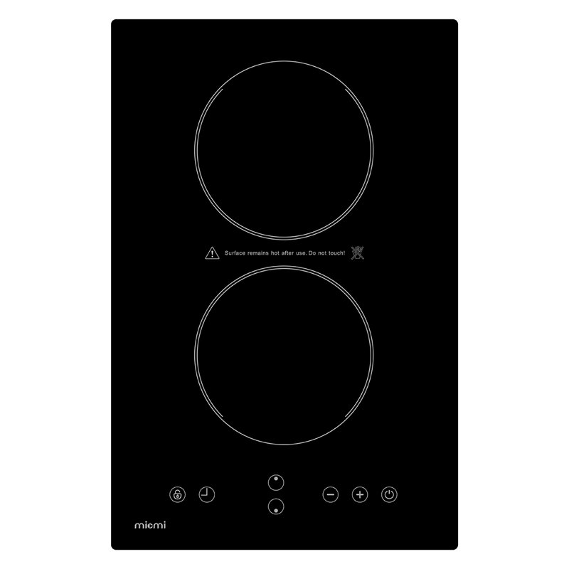 Plaque de cuisson à induction 22 po avec 2 brûleurs