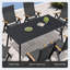  Ensemble repas pour 6 personnes avec structure en aluminium et fauteuils inclinables pliés-994037497-994037492