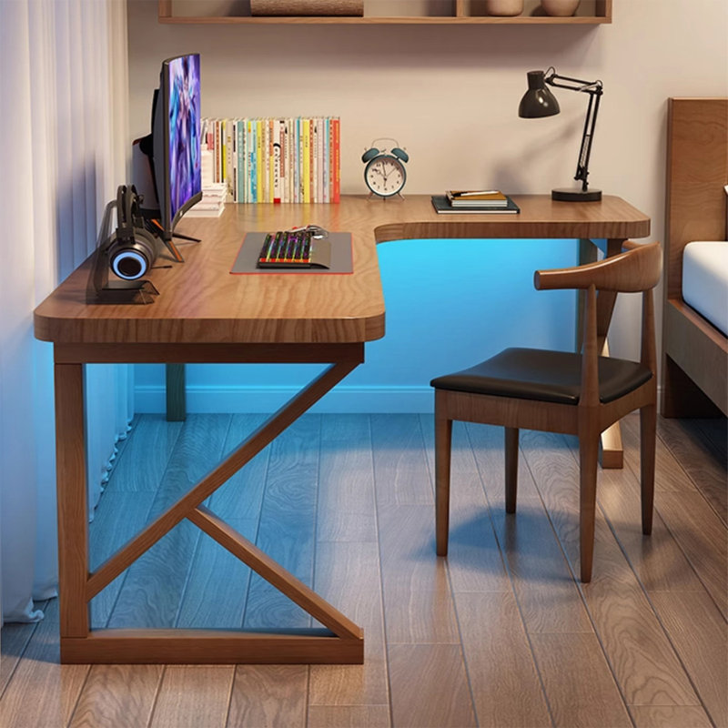 Bureau d'angle moderne en forme de L, Oui, 29.53"H*78.74"W*55.12"D