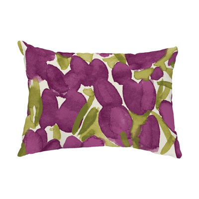 Housse et insert de coussin rectangulaire d'extérieur Sunset Tulip