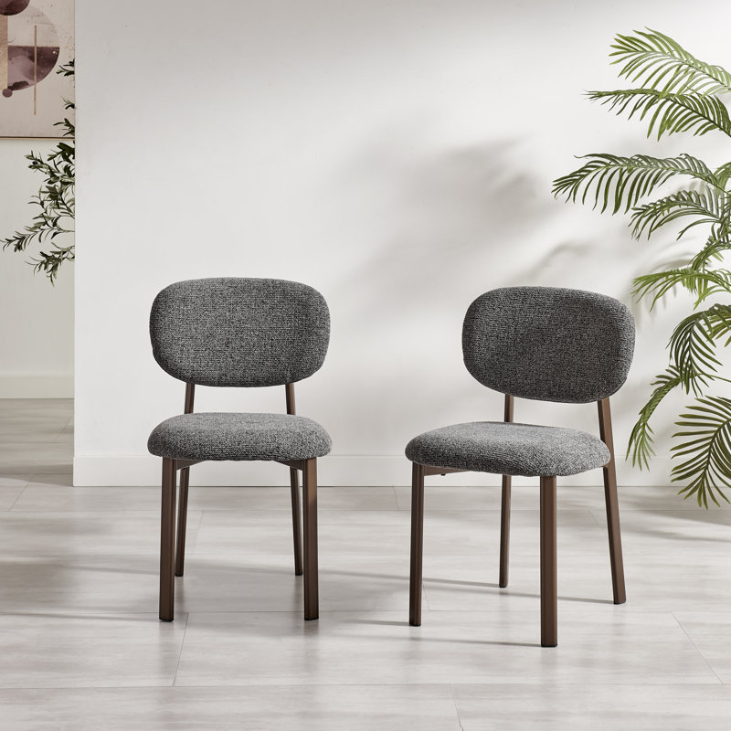 48 cm H King Louis Back Side Chair, Grey
