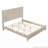 Solid Wood Bed Frame with Tall Headboard-111638190-111638193