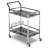 Watts 26 inch Bar Cart in Chrome