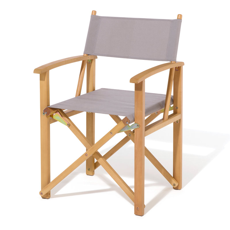 Rowlinson Ascot Folding Director's Chair, Slate Grey