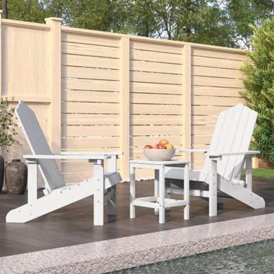Lucerne Outdoor Adirondack Chair With Table