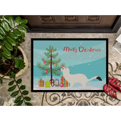 Gretchen Non-Slip Christmas Outdoor Doormat