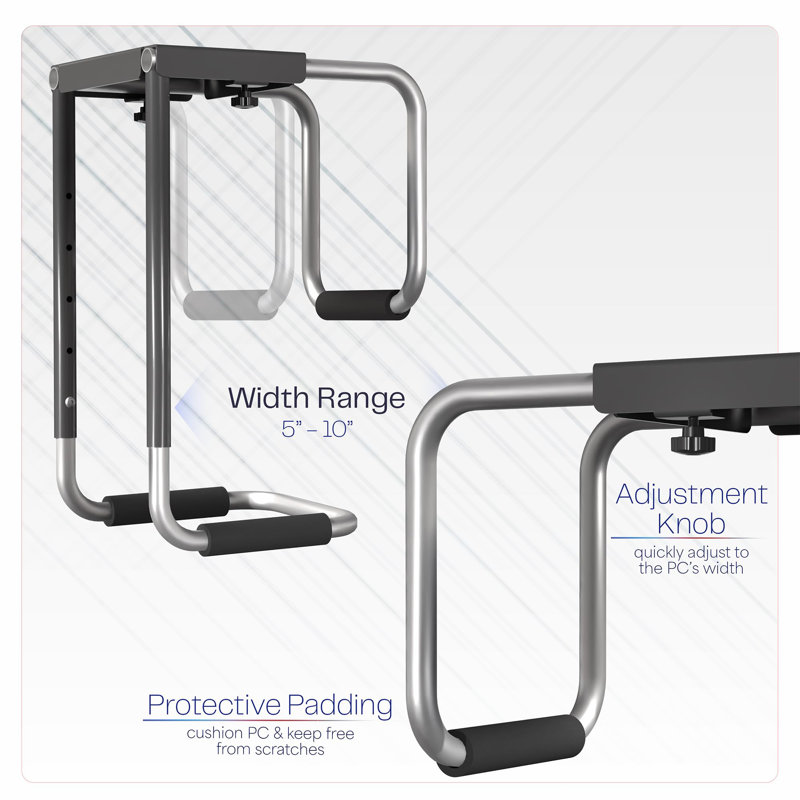 55.9cm H x 25.4cm W CPU Holder