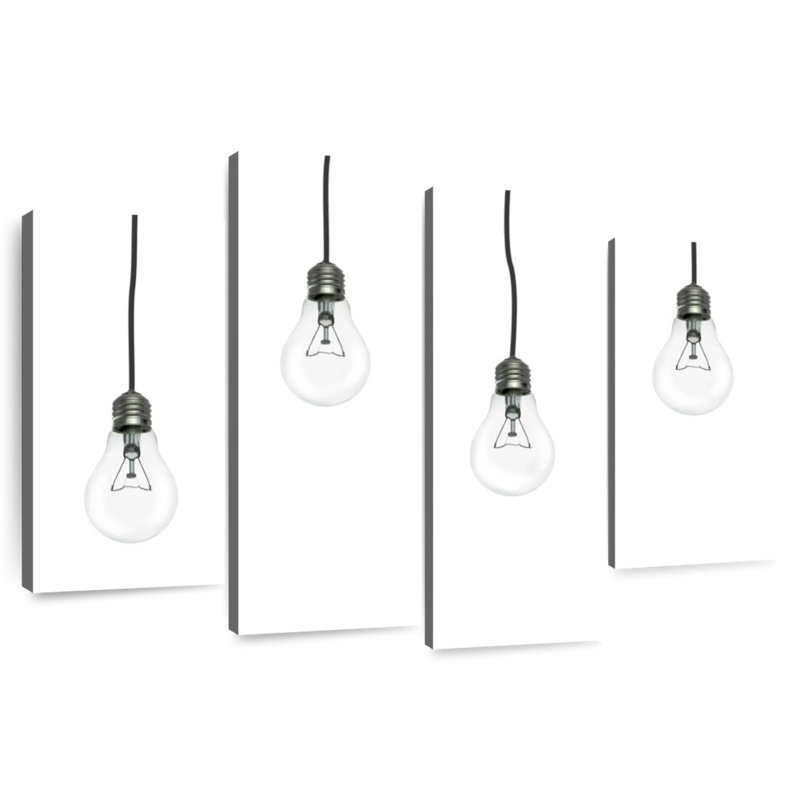 Kerner Industrial Light Bulbs, 27" H x 43" W