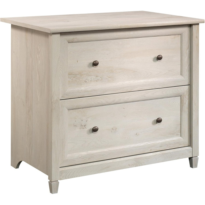 Estate Black 2-Drawer Lateral File Cabinet with Full Extension Slides