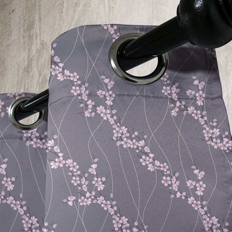 Sateen Blackout Curtains / Drapes Pair, 50" W x 120" L