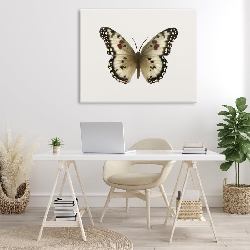 Art mural sur toile symétrique brun clair par Elizabeth Medley, H 36 po x l 48 po