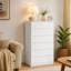 Commode moderne à 6 tiroirs, meuble de rangement haut pour chambre, salon, entrée, couloir-382822168