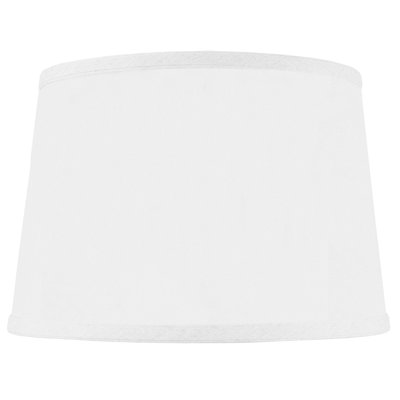 8" H x 12" W Silk/Shantung Drum Lamp Shade ( Spider )