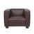 Dark Brown Faux Leather