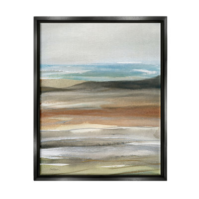 Peinture abstraite de paysage de plage par Carol Robinson, peinture