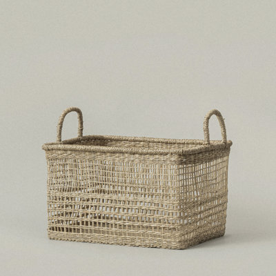 Salema Rectangular Seagrass Basket - Large