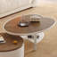 Ensemble de tables basses uniques en forme de feuille